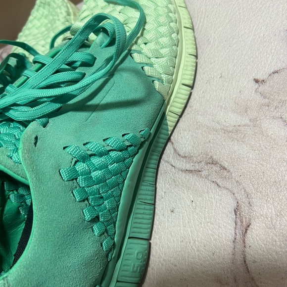 Nike Free Inneva Woven II SP Verde & Vapour Green 9.5 sneakers/trainers/shoes - Picture 9 of 10